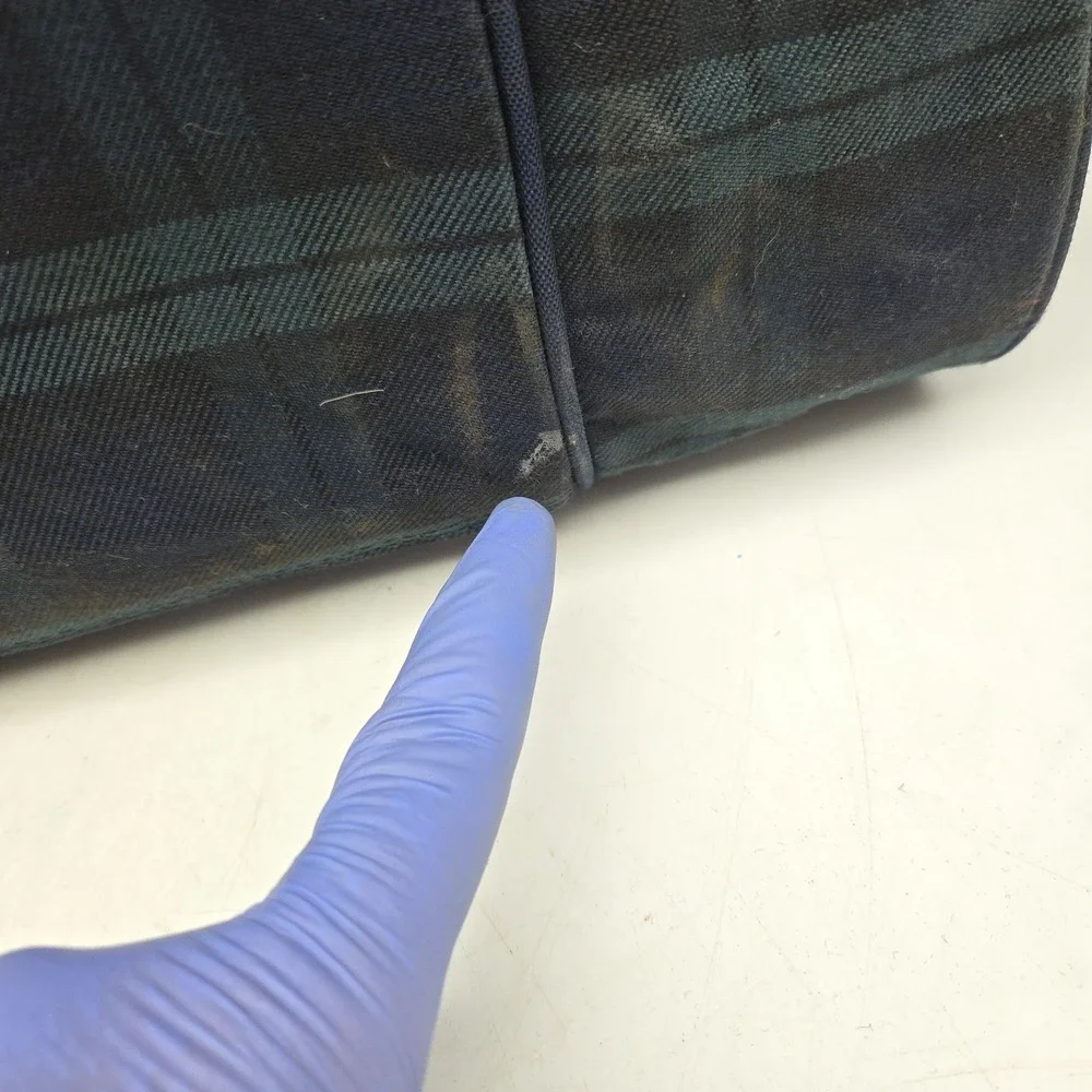 Vintage Tommy Hilfiger Duffle Bag Tartan Plaid Pepsi Cola Flag‎ Large 90s Y2K
